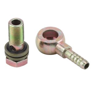 Oil Cooler Hollow Screw For Motorcycle Oil Cooler System Brake System 2pcs/set M12x1.25mm