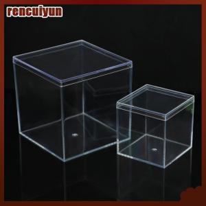 rencuiyun กล่องพลาสติกใสสำหรับใส่เครื่องประดับลูกปัดกล่องใส่ขนมอุปกรณ์ตกปลา