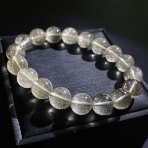 【现货 】 白兔毛手串11mm|净化能量 × 稳定情绪 × 提升专注|White Rutilated Quartz Bracelet|Purity • Calm • Focus