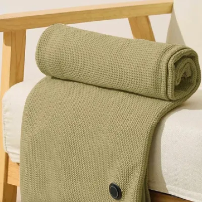 USB Heated Blanket Shawl Wearable Electric Heating Blanket Cordless Heated Throw for Home Office Sofa Warm