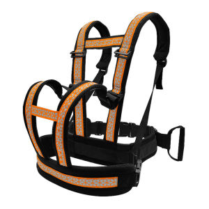 Hamshmoc Motorcycle Baby Safety Belt Harness Adjustable Reflective Child Riding Harness Breathable Shatter-Resistant Kids Protection Anti-Fall Safety Accessories