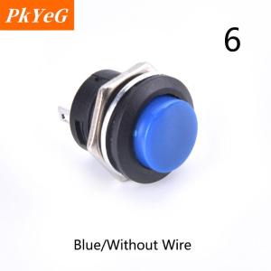 [COD] PkYeG TOOL 16มม. 12V-24V ปุ่มไฟ LED รถยนต์กันน้ำสวิตช์เปิด ปิดชั่วขณะโลหะ