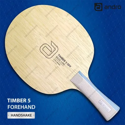 Andro Timber 5 OFF All Wood Table Tennis Blade Paddle Bat Racket Ping Pong Handshake FL