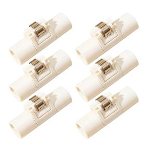 IIU 6 Pcs Invisible Bed Sheet Clips Strong Grip Non Slip Quilt Cover Fastener Multi-functional Non-marking Mattress Sheet Buckle Drying Clothes