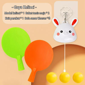 HAHATOY Mainan Latihan Tenis Meja Anak-anak Pelatih Tenis Meja Gantung Kemampuan Refleks Edukasi Toy