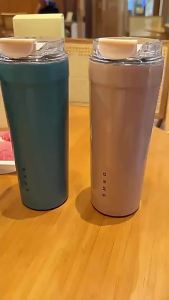 550ML New SME G Office Beverage Cup Travel Portable Drinking Cup Stainless Steel Vacuum Car Leak Proof Handle Coffee Vacuum Cup