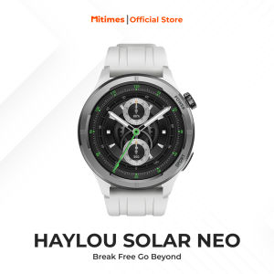 Haylou Solar Neo 1.53 Inch HD | Support Bluetooth Phone Call | Tahan Air IP68 | Baterai Tahan 30 Hari