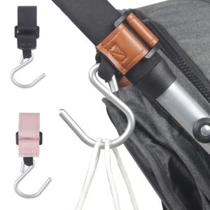 LINUAI รูปทรง S ตะขอแขวนรถเข็นเด็ก สีพื้น ปู ตะขอแขวน น่ารัก การ์ตูน ของตกแต่งรถเข็นเด็ก รถเข็นเด็ก