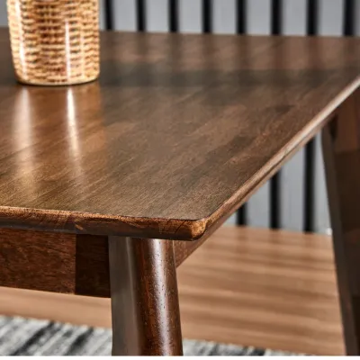Evergreen Furniture โต๊ะทานข้าวไม้ยางพารา 2 ที่นั่ง ราคาเฉพาะโต๊ะ มี 2 สีให้เลือก 70*70/80*80 cm.