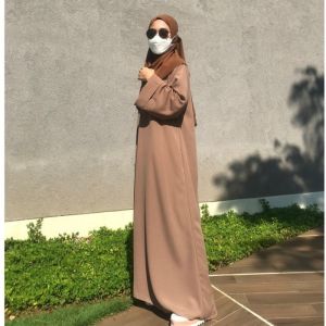 gamis abaya arab turkey long dress Abaya turki terbaru 2023 /NISA /Kasella/ Gamis Hitam Turkey 1229 Baju Muslim - Busana Muslim - Dress - Pakaian Wanita - Jumpsuit
