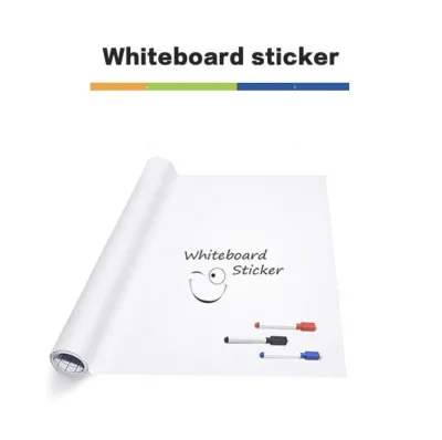 Whiteboard/Blackboard Erasable Adhesive Wall Sticker 60x200cm - Durable Reusable Peel & Stick