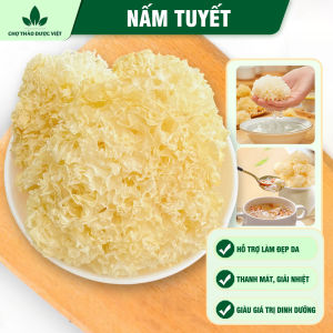 Nấm tuyết 300g ngân nhĩ vàng khô không tẩy nguyên liệu nấu chè thơm ngon tốt cho sức khỏe