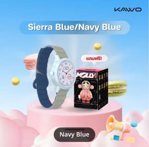 KAVVO macaron นาฬิกาสมาร์ทวอทช์ ออกกำลังกาย |ติดตามสุขภาพ|กันน้ำลึก 20 เมตร รับประกัร12เดือน