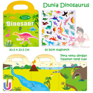 Buku Aktivitas Anak Stiker Magnetik Premium Magnetic Sticker Book