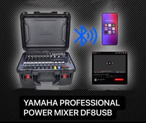 YAMAHA Professional Portable 8 Channel Powered Mixer Audio Powered/Active Mixer With Amplifier PD8USB