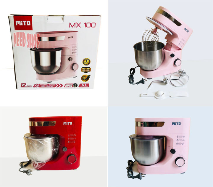 Mixer Roti Mito MITO STAND MIXER MX100 - MIXER MITO MX 100 KAPASITAS 5 LITER | Lazada ...