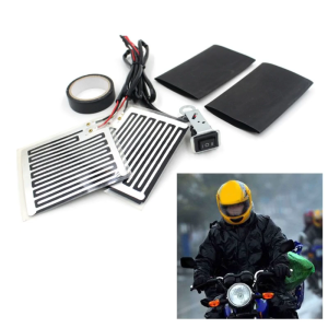 USB găng tay sưởi ấm bìa cho xe máy không thấm nước sưởi ấm nhanh tay cầm chống trượt Làm Ấm Tay Ba mức độ kiểm soát nhiệt độ