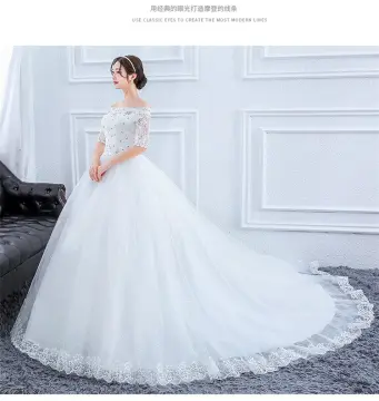 Shop Long Sleeves Wedding Dress Simple online Sep 2024 Lazada .my