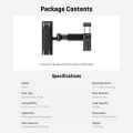 NEEWER PA028E Bluetooth Side Handle, Tay cầm bên hông có kẹp điện thoại & giá đỡ SSD, bộ ổn định video cho điện thoại thông minh iPhone Samsung Android. 