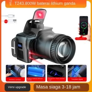 Lampu depan kuat lampu induksi lampu rumah luar ruangan cahaya tinggi lampu depan lampu malam