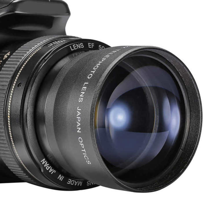 【Unbeatable Prices】 58mm 2X Magnification Camera Lens Tele Converter ...