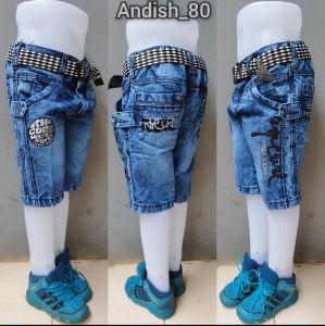 Celana pendek jeans anak laki usia 1 - 12 tahun celana pendek anak cowok kualitas premium bisa COD
