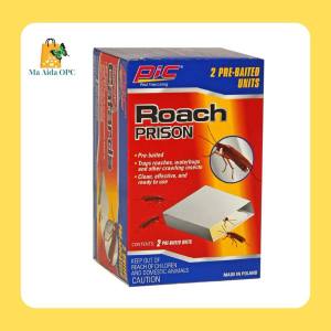 2-pack PIC Roach Prison Glue TrapS Clean and Effective Insect Traps