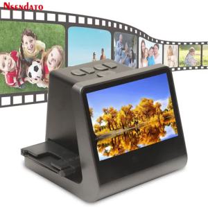 Negative HD Film Slider Scanner Professional 35มม. Super 8 Film Slide Converter Photo Digital Image Viewer พร้อมหน้าจอ LCD ขนาด5 "7"