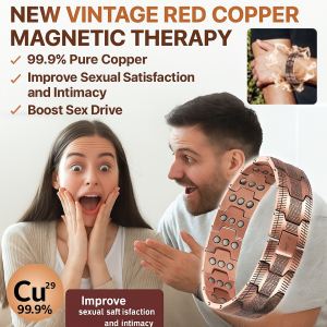 Red Copper Magnetic Therapy Bracelet Mens Pure Copper Bracelet Strongth Magnetic Therapy Link Bracelets Health Bracelet