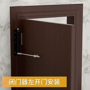 Door Closers Stainless Steel Simple Automatic Door Closer Lightweight Buffer Closing Device for Residential Commercial