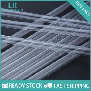 LF Wholesale✨Flash Sale ✨ หลอดดูดน้ำพลาสติกสีขาว10ชิ้นยาว9นิ้วใช้ซ้ำได้สำหรับแก้วน้ำ