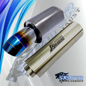 Knalpot Mobil Racing JS Racing Suara Bass gaharr cocok semua mobil matic dan manual