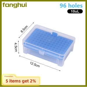 fanghui 10ul 200ul 1ml 5ml 10ml Plastic Laboratory Pipettor Tip Box For Experiment Pipette Tip Holder Box Micropipette Plastic Box