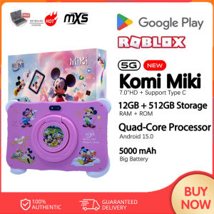 Original 5G KOMI Tablet For Kids Tablet Android 15 12GB+512GB Dual Card WIFI Android Kuromi Tablet