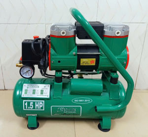Máy nén khí Romano RM16H/14L không dầu tốc nhanh thiết kế chuẩn Italya Tặng kèm dây Pu6m và nối bi