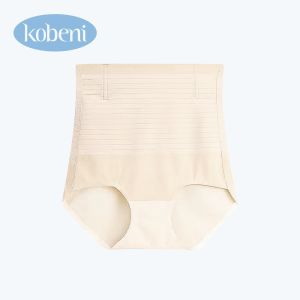 KOBENI High Waist Tummy Control Shaping Panties Postpartum Body Shaper Slim Waist Seamless Butt Lifter Breathable Underwear