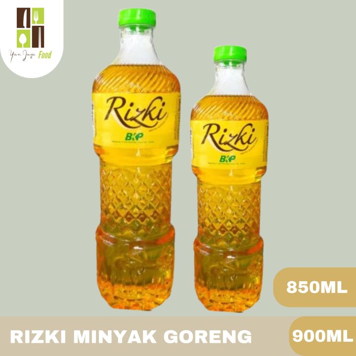Rizki Minyak Goreng / Minyak Sawit Riski / Murah Kemasan Botol 850ml ...