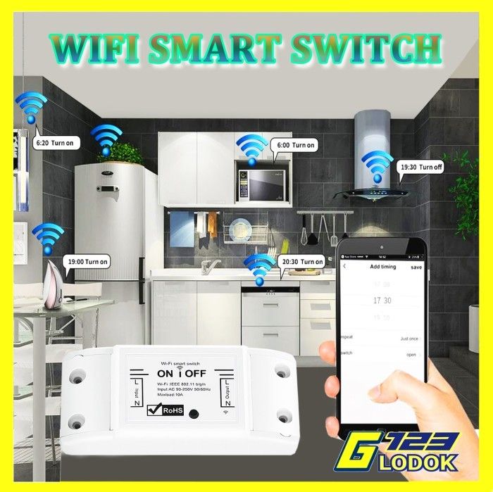 Smart Breaker Switch On Off Wifi Wireless IoT Smart Home Automation ...