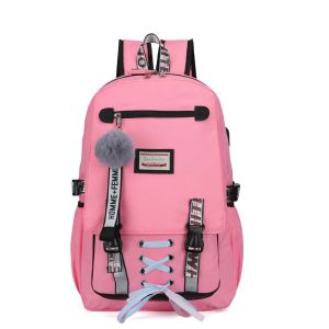 Twenty Bag - Tas Ransel Sekolah Anak Wanita Pria Terbaru TK SD SMP Remaja Paket Combo PITA SILANG