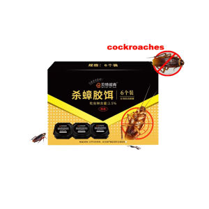 ยาฆ่าแมลงสาบ 6 ชิ้น กับดักแมลงสาบ เหยื่อล่อแมลงสาบ ที่พักแมลงสาบ เครื่องไล่แมลงสาบ ยาฆ่าแมลง ยาฆ่าแมลงสาบ