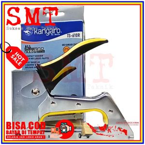 Kanggaro Kangaroo TS-414R Staples Body Besi TS610R Dilengkapi Kunci Pengaman Gun Tacker Berkualitas