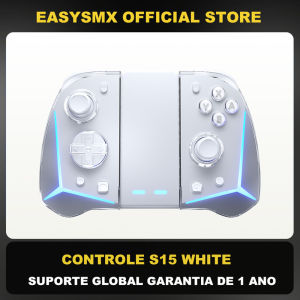 EasySMX S15 L/R Joypad Wireless RGB Controller Compatible with Nintendo Switch/OLED Gyroscop Amiibo Hall Effect For Pokemon