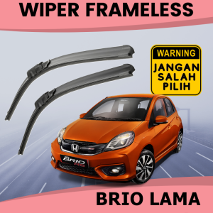 Wiper Old Brio Wifer Depan Brio Lama Model Pisang Karet Kaca Depan Mobil Sepasang 1 Set