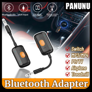 Car Bluetooth 5.4 Audio Receiver Transmitter Speaker/PC/TV Wireless Transceiver 3.5mm AUX Adapter