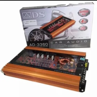 POWER AMPLIFIER MOBIL ADS 4 CHANNEL 60000 WATT TRANSPARAN BERGARANSI ORIGINAL PROMO ONGKIR