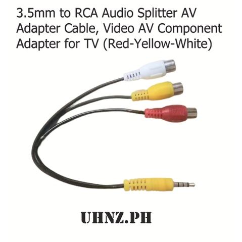 to RCA Audio Splitter AV Adapter Cable Video in Lazada PH