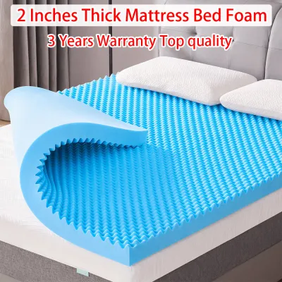 Back Care Foam Mattress Topper Egg Crate Foam Anti Bedsore Mattress Ultimate Comfort and Support Foam Bed 2 inch Thick