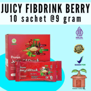 Hania Juicy Fibdrink Mixberry Lemon Pencernaan Serat Susah Buah Air Besar Stimfibre Minuman