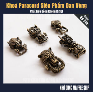 Khoá paracord đồng Siêu Phẩm đan vòng tay sinh tồn