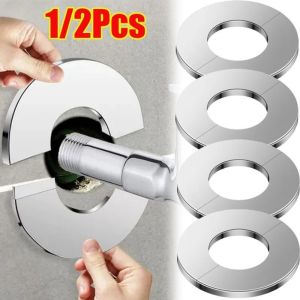 Stainless Steel Split Wall-mounted Water Pipe Cover Accessories Bathroom Decorative Shower Faucet